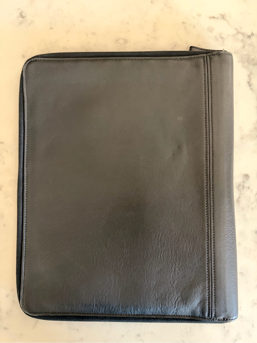 Coach Black Leather Zip Padfolio - Picture 2 of 6